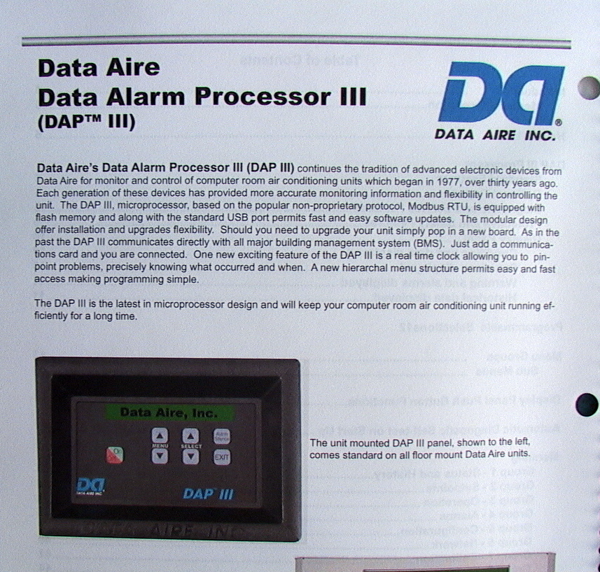 Data Aire 16 Ton Data Processing Center Precision Cooling System New in