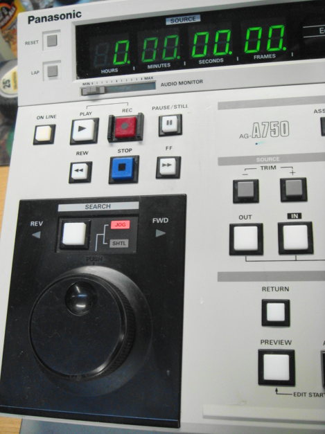 Professional Panasonic AG-A750 Linear Video Edit Contro | eBay