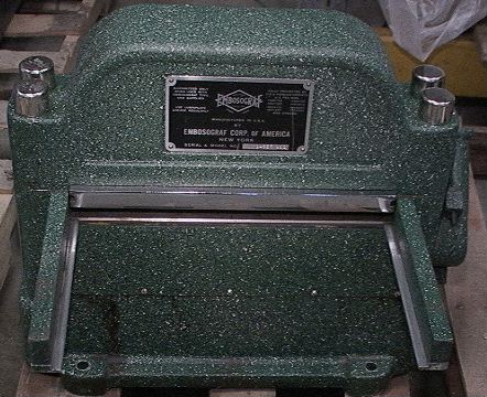 Embosograf L11 Embossing Machine