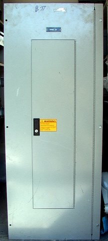 42 Space Panel Board w/225A 3-Pole, 2-30A, 4-20A and One Unknown