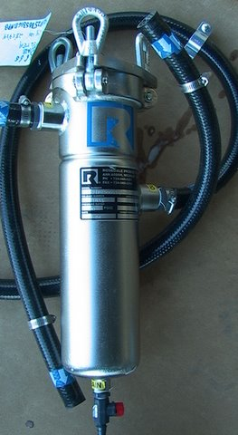 Rosedale 4121P25005316ENPB Stainless Filter Canister