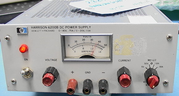 HP Harrison 6200B DC Power Supply to 40V or 1.5A Lab/Bench style