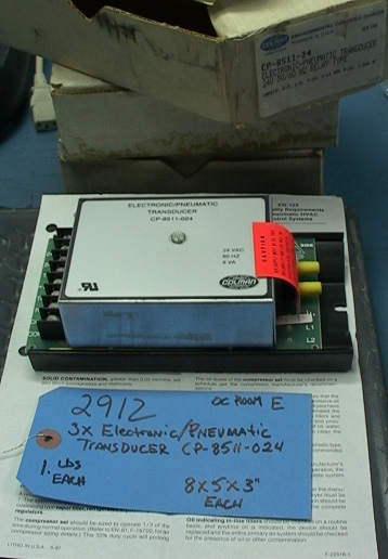 Barber Colman CP-8511-024 Electronic/Pneumatic Transducer With
