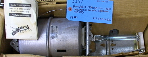 Honeywell Pneumatic Damper Operator NIB NOS MP918B 1071