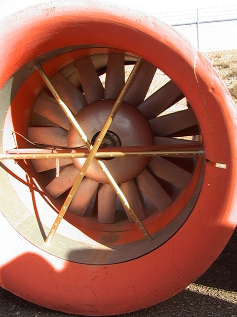 150hp Axivane Fan ~100,000cfm @ ~4" WC Wind Tunnel Exhaust
