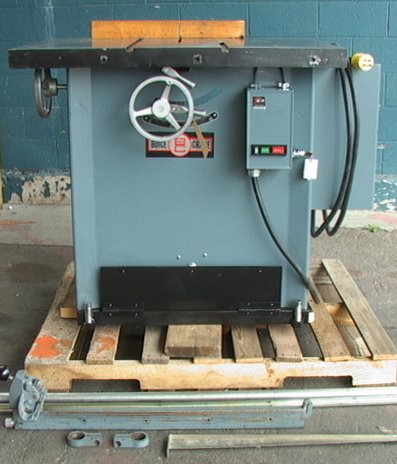 Boice Crane M# 3017 5hp Aluminum Cutting Table Saw NICE