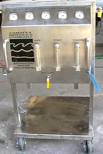 Canatxx Advanced Stainless Water Treatment Panel Cart Parts Unit