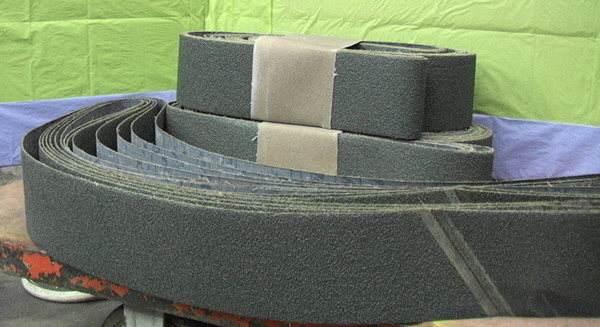 Lot Of 21 NOS Norton Norzon R821Sanding Grinding Belts 4 By 132"