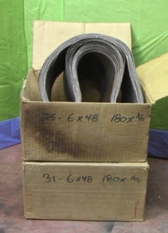 Lot Of 56 3M THREE-M-ITE Resin Bond Cloth Sanding Grinding 6X48