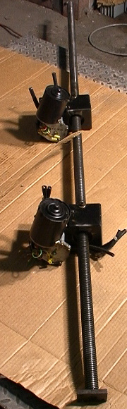 Dual Electric Motor Drive 1.125 ACME Lead Screw Drive 69" Long