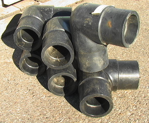 Lot Of 6 Butt Elbow 4IPS 90 Degree ASTM D3261 Adapters