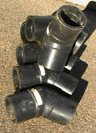 Lot Of 6 Butt Elbow 45 4IPS SD11 PE3408 Adapters