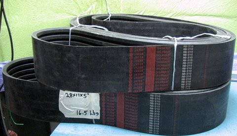 One of 2 NIB Jason UniMatch 5-wide v-belt RB-210