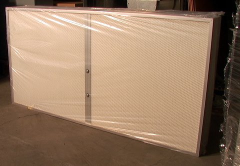 1 of 4 NOS 2 by 4' HEPA Air Filter 99.99% 0.26 micron 650 CFM