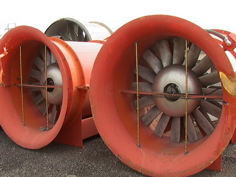 91hp Axivane Fan 55,600cfm@5.15" live Variable Pitch Blades for