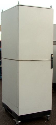1 of 2 Tall Hoffman Electrical Battery Box on Wheels
