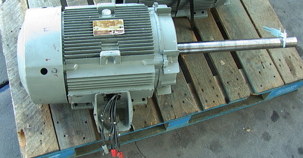 20" Long-Shaft 20hp GE Electric Motor