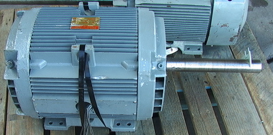 13" LONG Shaft 30HP GE Electric Motor 3540rpm 230/460V