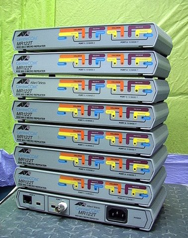 8x Allied Telesis CentreCom MR122T IEEE 802.3