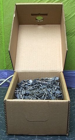 Lot of Approx. 87,000 Capacitors .22 Microfarad 100 Volt