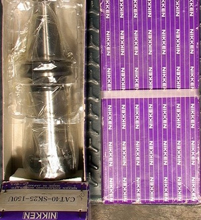 NIB NIKKEN CAT40-SK25-150U Mill Tooling SLIMCHUCK HOLDER