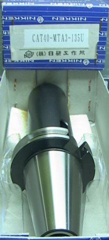 NIB NIKKEN CAT40-MTA3-135U Mill Tooling