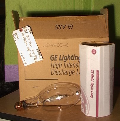 Lot Of 6 GE Multi-Vapor 400 Watt Light Bulbs