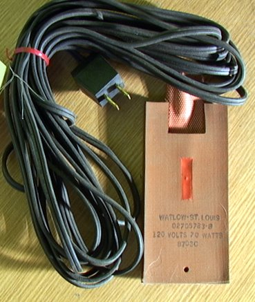 Watlow 70 watt hot pad heating element
