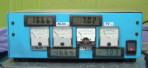 Custom Quad Output Power Supply 8 Meters Digital & Analog