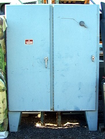 Large Double Door Electrical Enclosure 60 by 12 by 72 Inside