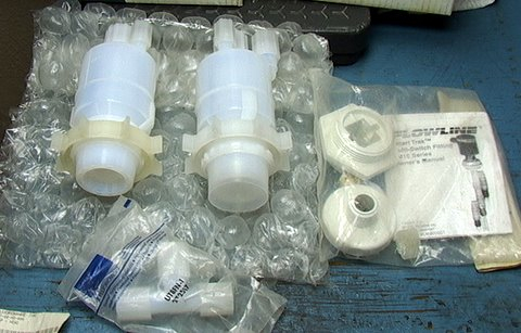 NOS Collection of Flouroware FlowLine Teflon Chemical Dispense