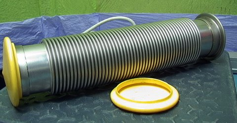 1 of 20 NOS 12 by 2.25" ID Stainless Steel Flex Bellows Vacuum