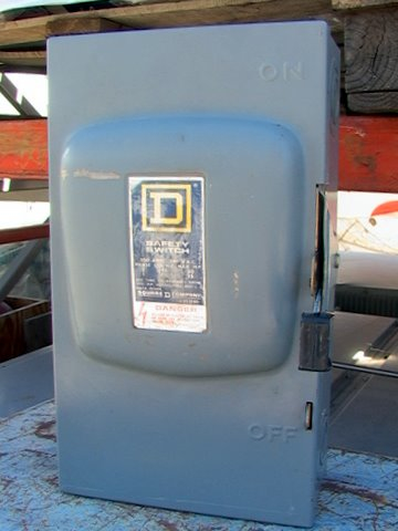 Square D Safety Switch Non-Fusible Single Throw 100A 240V 3-P