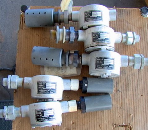Lot of 5 SENSIDYNE Explosion Proof Sensors Cl and HF