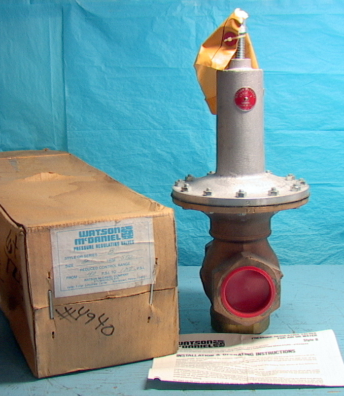 NEW Watson/Mcdaniel Pressure Regulating Valve Style B 2" NPT