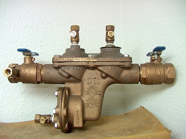 NOS NIB Hersey FRP-II Reduced Pressure Backflow Preventer 1"