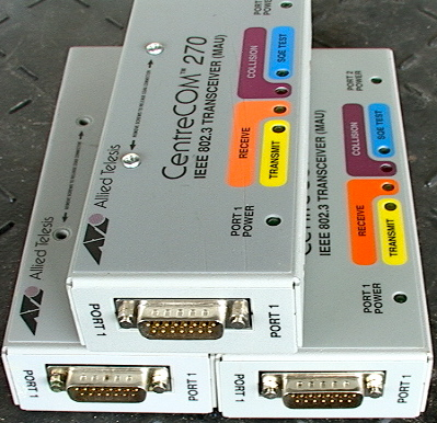 Allied Telesis CentreCom IEEE 802.3 Transceivers Model # AT-270