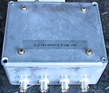 Hot Wire Converter FS Small Metal Box BNC Connectors