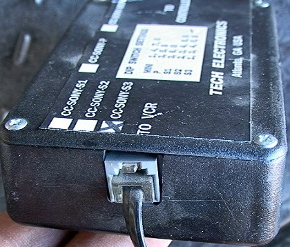 Tech Electronics CC-Sony-S3 VCR to Controller Adapter Box