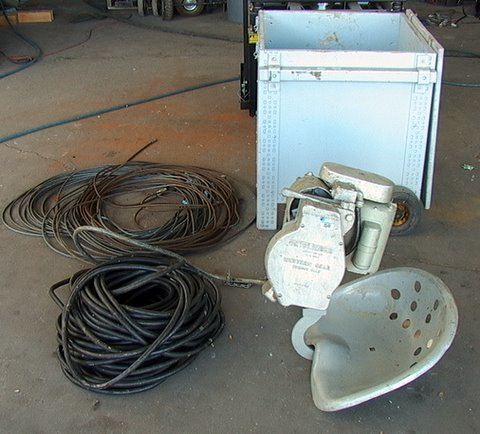 Vintage SkyClimber M2 Electrically Powered Climbing Seat--Museum