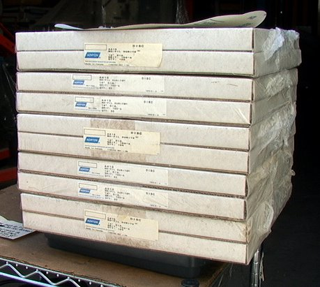 500 14" Sanding Disks (10 boxes of 50) 100-A Sand Paper No-Fil