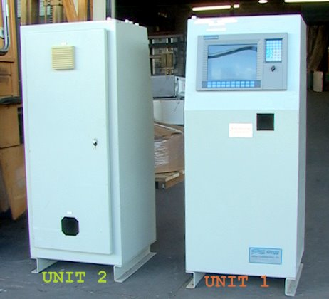 two xycom 9450 MAN-MACHINE INTERFACE Industrial Control Consoles