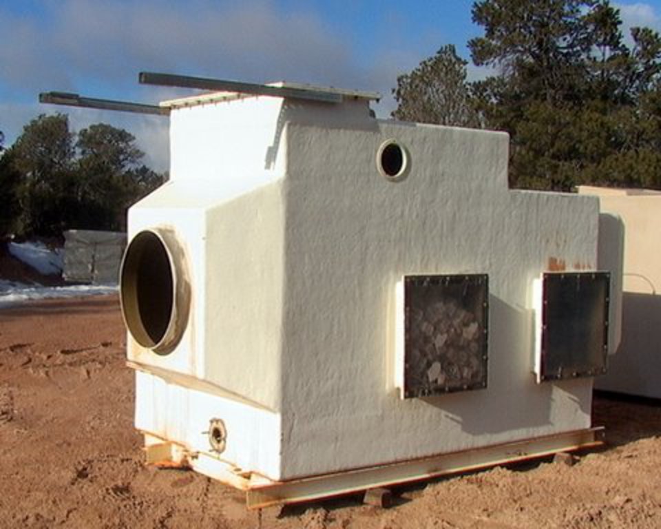 Small Scrubber w/ 2 3hp Pumps No Fan w/ Media