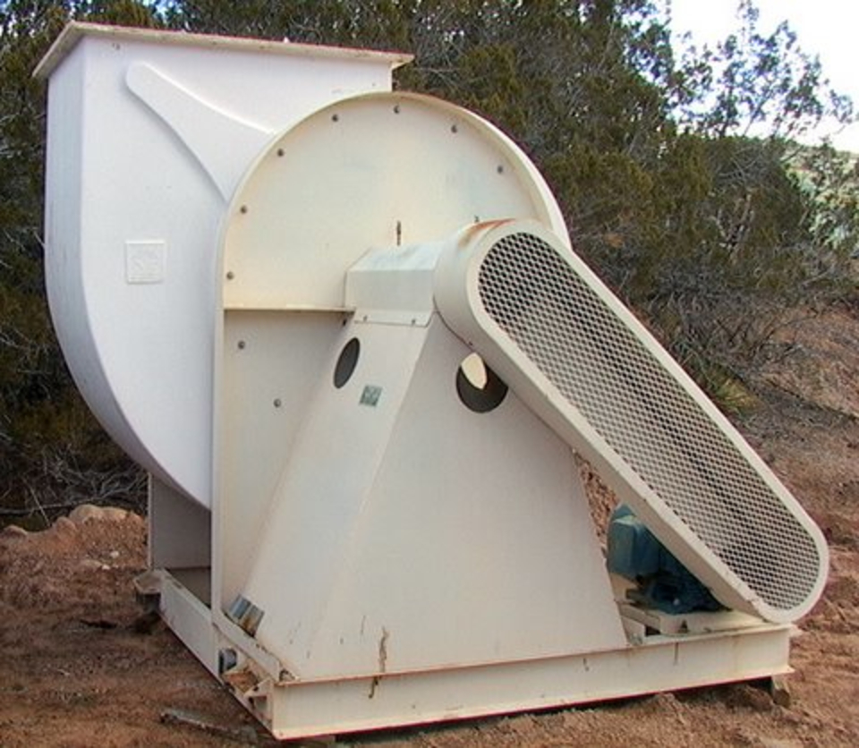 60 Horsepower FRP Chemical Fume Scrubber Blower Exhaust Fan