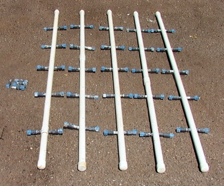 QTY 5 Fume Scrubber Sprinkler Lines