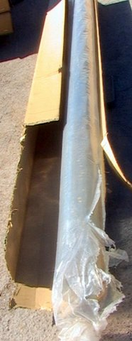 100' 6" diameter Clear PVC pipe Harvel Schedule 40 see whats mov