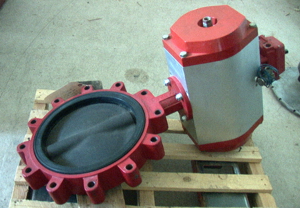 Bray Series 31 12" Butterfly Valve w/ Pneumatic Actuator/Status