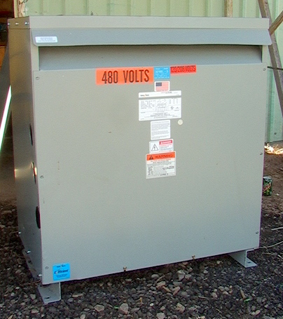 Federal Pacific 150KVA 480 120/208 3 phase transformer