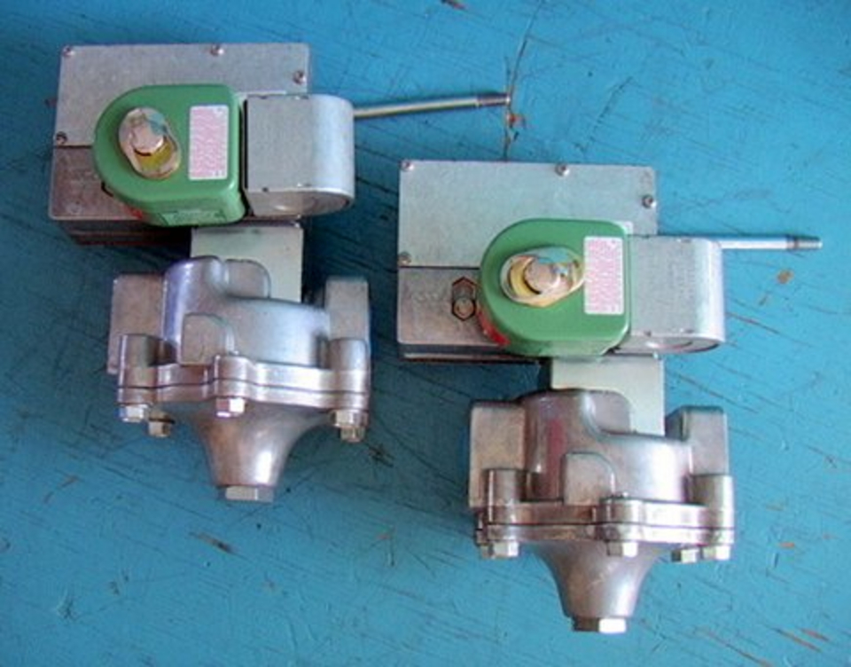 NOS ASCO auto shut-off manual reset safety valve fuel gas 25psi