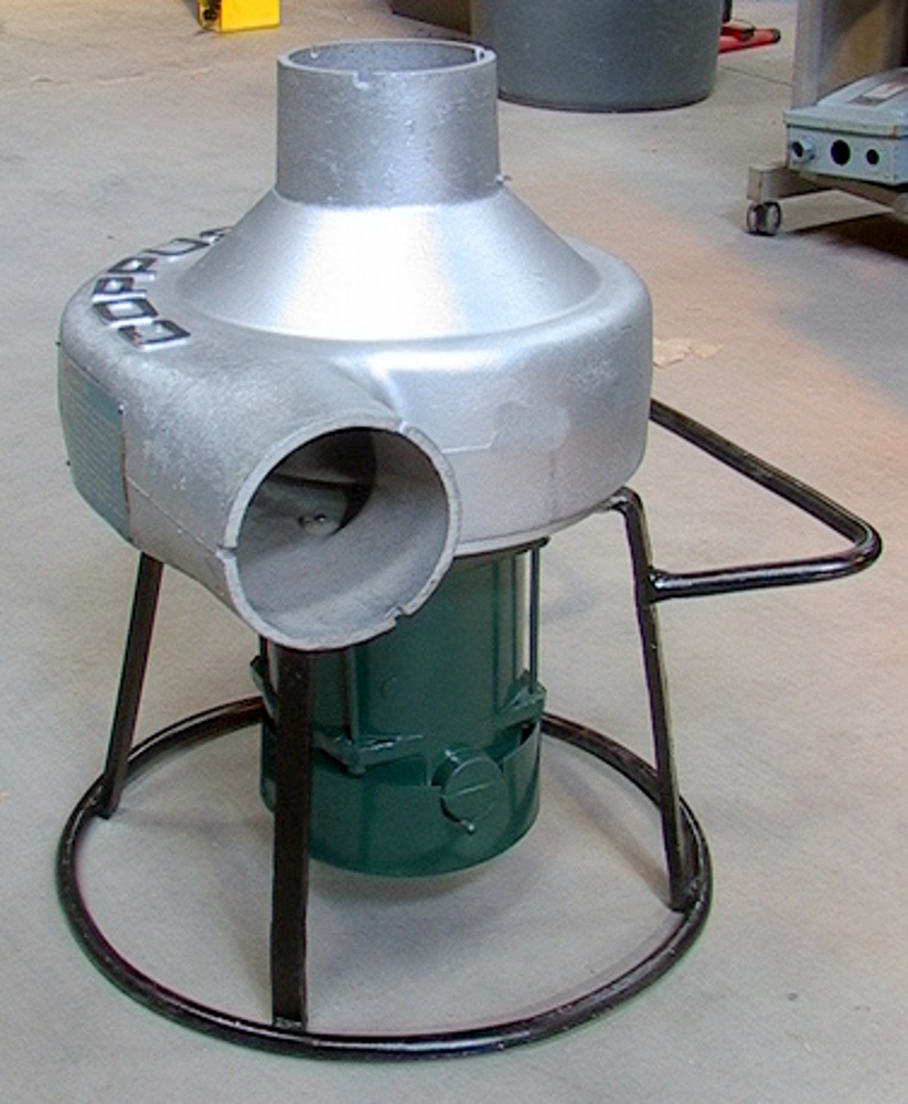Aluminum Coppus Portavent 500 .5hp Explosion-Proof Blower w/5" O